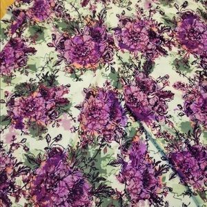 LuLaRoe Maxi S NWOT Gorgeous Purple & Green Floral
